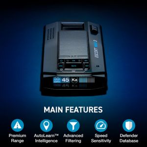 ESCORT MAX 3 Radar Detector – Advanced Long Range Detection