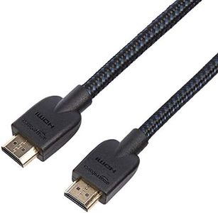 Amazon Basics High-Speed HDMI Cable (18Gbps, 4K/60Hz) - 0.9 m, Pack of 5, Nylon-Braided