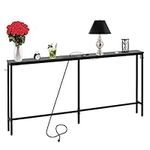 SUCRSIXBRO Console Table with Charg