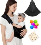 Baby Sling Carrier | Adjustable Front & Back, Adjustable Sling Easy Toddler Carrier Comfortable Baby Wrap Carrier Baby Carrier Wrap for Newborn Up to 6M-3 Years(Corduroy)