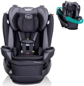 Evenflo Convertible Car Seat w/ 360 Degree Rotation & 3 Modes, Revolve360, Revere Gray