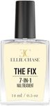 Ellie Chase 7 in 1 Nail Strengthener, Growth, Hardener, Repair Treatment Polish 0.5 OZ/Peptides/Vitamin E/Violet Extract/Oils/Amino Acid/Extra Hydration/Strength/Smoothing/Hardening/Protection/Shine