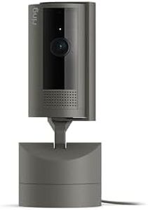Ring Pan-Tilt Indoor Cam | See all around with 360° pan coverage, HD video, plus Two-Way Talk (2024 release) | Charcoal