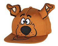 Scooby Doo Embroidered Character Face Adult Adjustable Snapback Hat Cap With 3D Ears