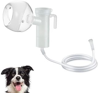 Nomeoop Pet Nebulizer mask for Puppy and Cats, with 2 -Meter Oxygen Tube,Dog Oxygen mask