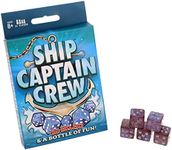 Ship Captain Crew Dice Game, Great for Party Favors, Family Games, Stocking Stuffer, Travel Games, and Camping Games, Dice Games for Adults, Fun Games for Family Game Night