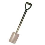 Yuvcon Shovel for Digging, Made of Metal for Heavy-Duty use, Lightweight, Easy to Carry Shovel for Gardening & Agriculture Digging Tool (Rectangle)