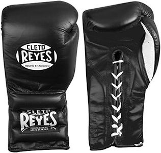 Cleto Reyes Training Gloves With laces and attached thumb - Black - 14oz