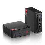 BOSGAME P3 Mini PC Gaming, AMD Radeon 680M Ryzen 9 6900HX 8C/16T Mini Computers, 32GB DDR5 1TB PCIe 4.0xSSD Mini PC Windows 11 Pro, Dual LAN 2.5G, Wi-Fi 6E, BT 5.2, 4K Triple Display