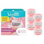 Gillette Venus ComfortGlide Womens Razor Blade Refills, 6 Count, White Tea Scented Gel Bar Protects Against Skin Irritation (Pack of 1)