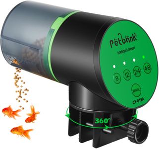 Petbank Automatic Fish Feeder – Battery Operated Aquarium Food Dispenser with Timer