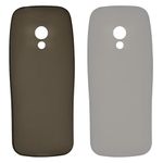 ZAOMA Thermoplastic Polyurethane Back Cover Case Compatible For Nokia 3210 4G 2024 Ds-Model No. : Ta-1619-(Pack Of 2) (Nk32104GGw),Assorted