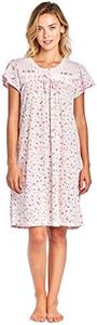 Casual Nights Women's Cap Sleeve Floral Nightgown - Pink - XX-Large