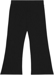 Posh Peanut Solid Ribbed - Black - Bell Bottoms - 18-24 months