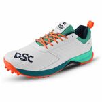 DSC Jaffa 22 Cricket Shoes for Mens UK-9 Sea Green/Fluro Orange