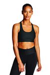 Champion Women's, Absolute, Moderate Support, Medium-Impact Sports Bra, Opaque, Black, M