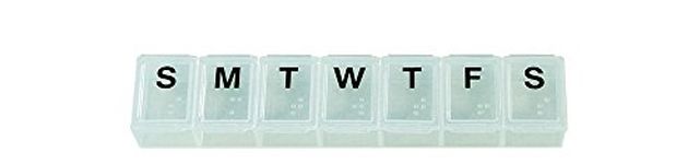 7 Day Pill Dispenser Tablet Box Organiser. 1 Compartment per Day. for those who take many Tablets on a Daily Basis. Easy Medication Management & Organisation. Easy to Open. Perfect for Travel