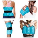 Comfytemp Large Gel Ice Pack for Injuries, 10.5"x14.5" Reusable Cold Pack with Strap for Shoulder, Knee, Ankle, Hip, Back Pain Relief, Hot and Cold Compression Therapy for Sprains, Swelling, Bruises