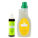 Horticultural Liquid Soap 750ml and Organic Neem Oil 200ml Combination - Natural Pest Control and Plant Hygiene for House and Garden