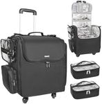 Relavel Rolling Makeup Train Case w