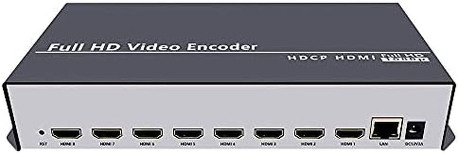 ISEEVY 8ch 1080P H.264 HDMI Video Encoder HDMI to IP Streamer Support SRT RTMP RTMPS RTSP UDP HTTP FLV HLS TS