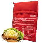 MyLifeUNIT Microwave Potato Bag, Baked Potato Microwave Baking Bag, Red