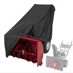J&C Snow Blower Cover 420D Snowblower Cover Waterproof Heavy Duty Snow Blower Covers for Outdoor Snow Removal Cover Patio Snow Blower Thrower Cover Power Washer Cover 43inch