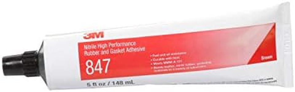 3M 847 Brown Nitrile High Performance Rubber and Gasket Adhesive, 5 Ounce