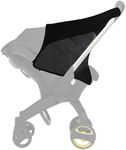 LuQiBabe Baby Sunshade Extension Compatible with Doona Car Seat Stroller Sunshade Extension UV Protection 360 Sun Shade Cover Use for Doona Car Seat Cover Replacement Baby Stroller Sun Protection