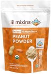 Lil Mixins Early Allergen Introduction, Peanut | Stage 1-3, for Ages 4 Mo -12 Mo. | Individual Packets, 2 Month Supply