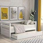 Merax Twin Daybed with Trundle, Sol