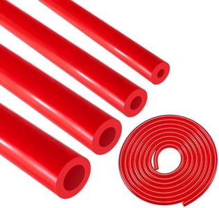 EVIL ENERGY 5/32 1/4 5/16 3/8 Silicone Vacuum Tubing Hose Line Kit 10FT 4PCS 130PSI Max Pressure Red (4mm 6mm 8mm 10mm)