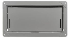 Smart Vent Insulated Foundation Flood Vent – Garage Door Model, FEMA Compliant and ICC-ES Certified Model 1540-524 (Gray)