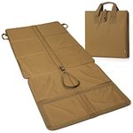 Savior Equipment Tactical Quick Release All-Purpose Shooting Mat, Deluxe Padded Foldable Design w/Carrying Handle, Bipod Preload, Extended Dust Mat