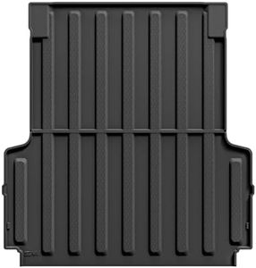 3W Bed Mat Compatible for Jeep Gladiator 2020-2024, All Weather Protection Custom Fit TPE Heavy Duty Car Bed Liner for Jeep Gladiator Accessories Black