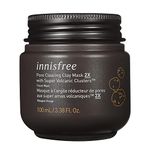 Innisfree Super Volcanic Pore Clay Mask 3.38 Oz/100Ml + Soltreebundle Natural Hemp Paper 50Pcs