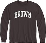 Barnesmith Brown University Bears Long Sleeve T-Shirt, Classic, Brown, XX-Large