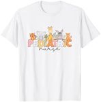 Pediatric Nurse Animal Safari Zoo Peds Nurse Nursing T-Shirt