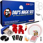 Dad’s Magic Set - 50 Brilliant Tricks to Amaze Kids, Teens & Adults - Easy to Learn - Video Tutorials by a Pro Magician - A Fun Gift for Dad or Grandad for Father's Day, Birthdays and Christmas