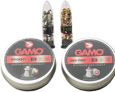 Gamo Performance Pellet Combo Pack – .177 Caliber (PBA, PBA Armor, Red Fire, Rocket) | High Velocity Airgun Pellets, Silver