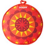 DOKKIA Tortilla Warmer Pouch 12 Inch Microwavable Cloth Fabric Insulated Bag Holder Server to Keep Taco Warm for an Hour Sunburst Sunflower Taco Tuesday Mandala