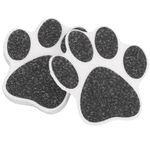 Zerodeko Adhesive Paw Print Bath Treads 10pcs Non-slip Bathtub Traction Bathtub Pools Showers Appliques Stairs Stickers Paw Print Decal for Boats Boats Black