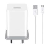 Fast Charger for Realme 5/5i/5s/C1/C11/C12/C15 Original Mobile/Wall/Android SmartphoneHi Speed Fast Charging Travel Charger with 1M Micro USB Charging Data Cable (2.4 Amp)