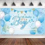 Baby Shower For Boy Backdrop