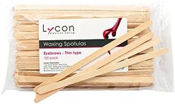 Lycon Thin Type Eyebrow Spatulas 100 Pieces, 100 count