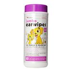 Petkin Jumbo Ear Wipes ,White(80 wipes in a single pack)