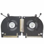 QUETTERLEE Replacement New Laptop CPU + GPU Cooling Fan for DELL Alienware X17 R1 X17R1 2021 Series CN-0X63JW CN-09DNWT EG50061S1-1C050-S9A EG50061S1-1C040-S9A DC12V 0.4A Fan