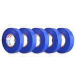 ADHES Professional Blue Electrical Tape, 5 Pack, 0.75 inch x 65.6 feet, Waterproof & Weather Resistant Electric Tape Ideal for Contractors & Electricians, Indoor&Outdoor