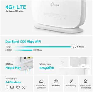 TP-Link Archer MR505 AC1200 4G+ WiFi Router – Gigabit Port, SIM Slot