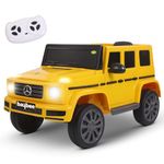 BAYBEE Defender Rechargeable Battery Operated Jeep for Kids, Ride on Toy Kids Car with Music & Light | Baby Big Battery Car | Electric Jeep Car for Kids to Drive 2 to 5 Years Boys Girls (Yellow)